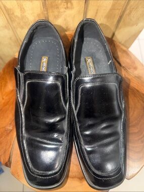Stacy Adams Men’s Black Leather Slip-On Dress Shoes
